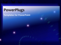 PowerPoint Template - animated stars background